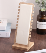 DISPLAY - Slim PU on Wooden Frame Display Stand